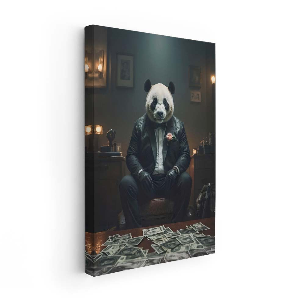 Money Panda (Lienzo)
