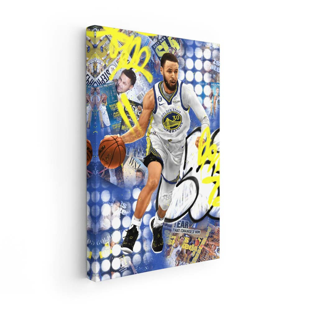 Stephen Curry: Master of the Court (Lienzo)