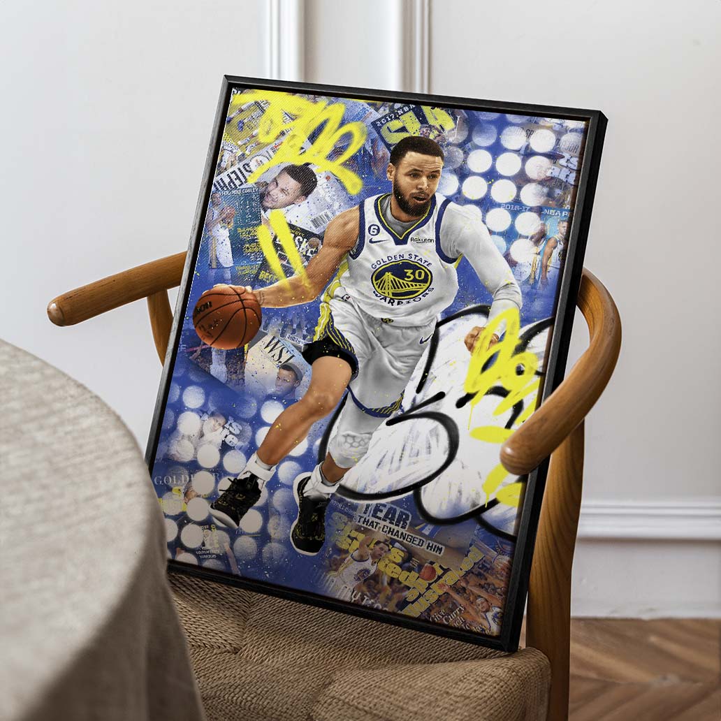 Stephen Curry: Master of the Court (Lienzo)