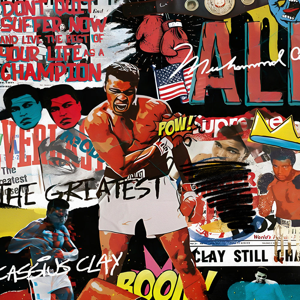Muhammad Ali Magazine (Lienzo)