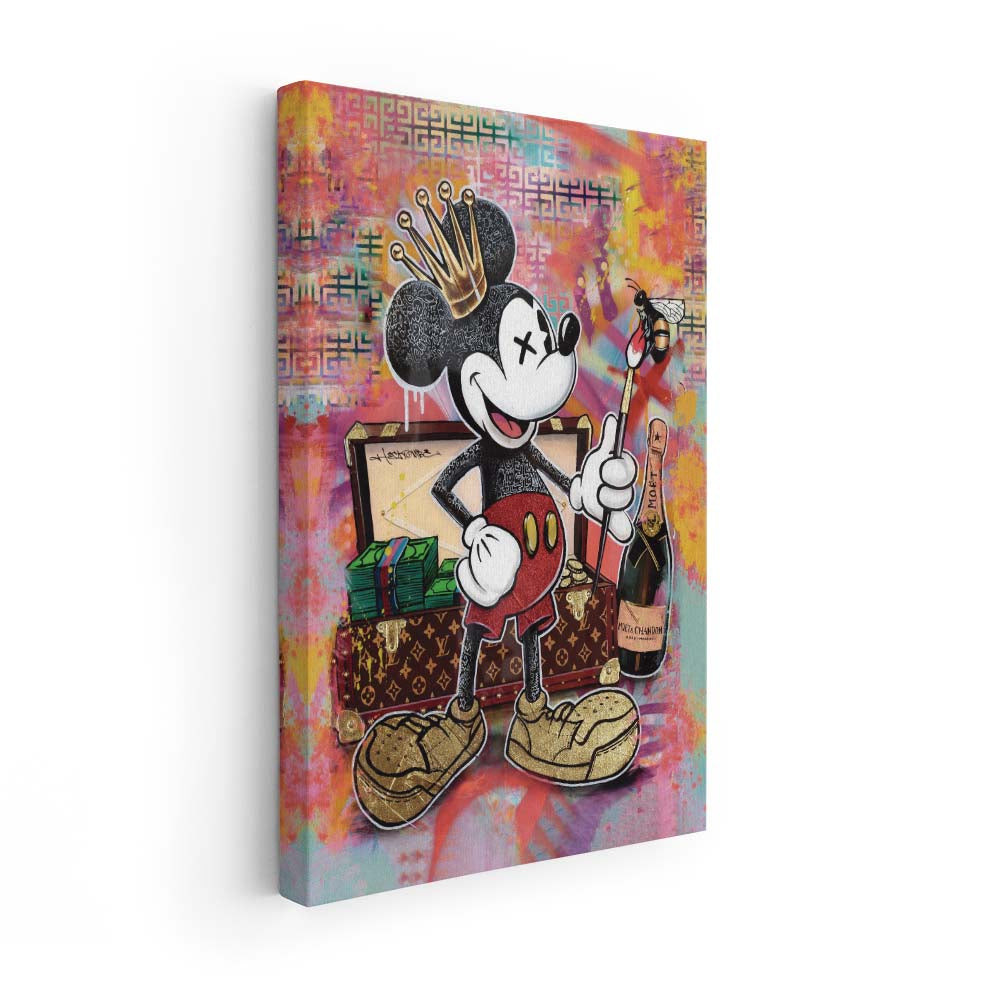 Mickey Gold and Money (Lienzo)