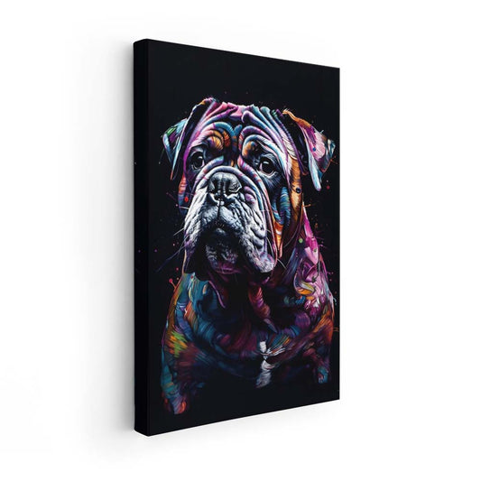 Bulldog Face (Lienzo)
