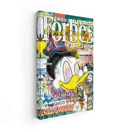Sir Scrooge Magazine (Lienzo)