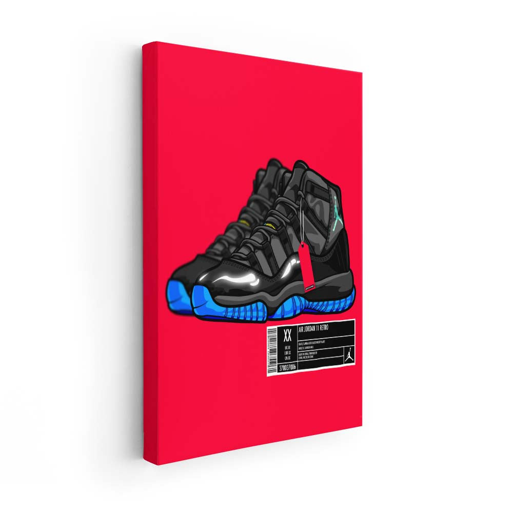 Air Jordan Retro 11  (Lienzo)