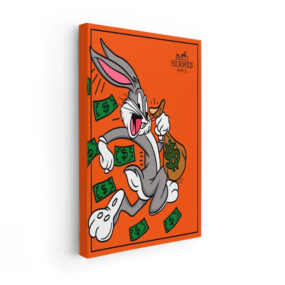 Hermés Bunny Money (Lienzo)