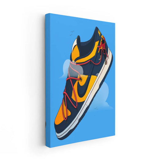 Nike Dunk Low x Off White (Lienzo)