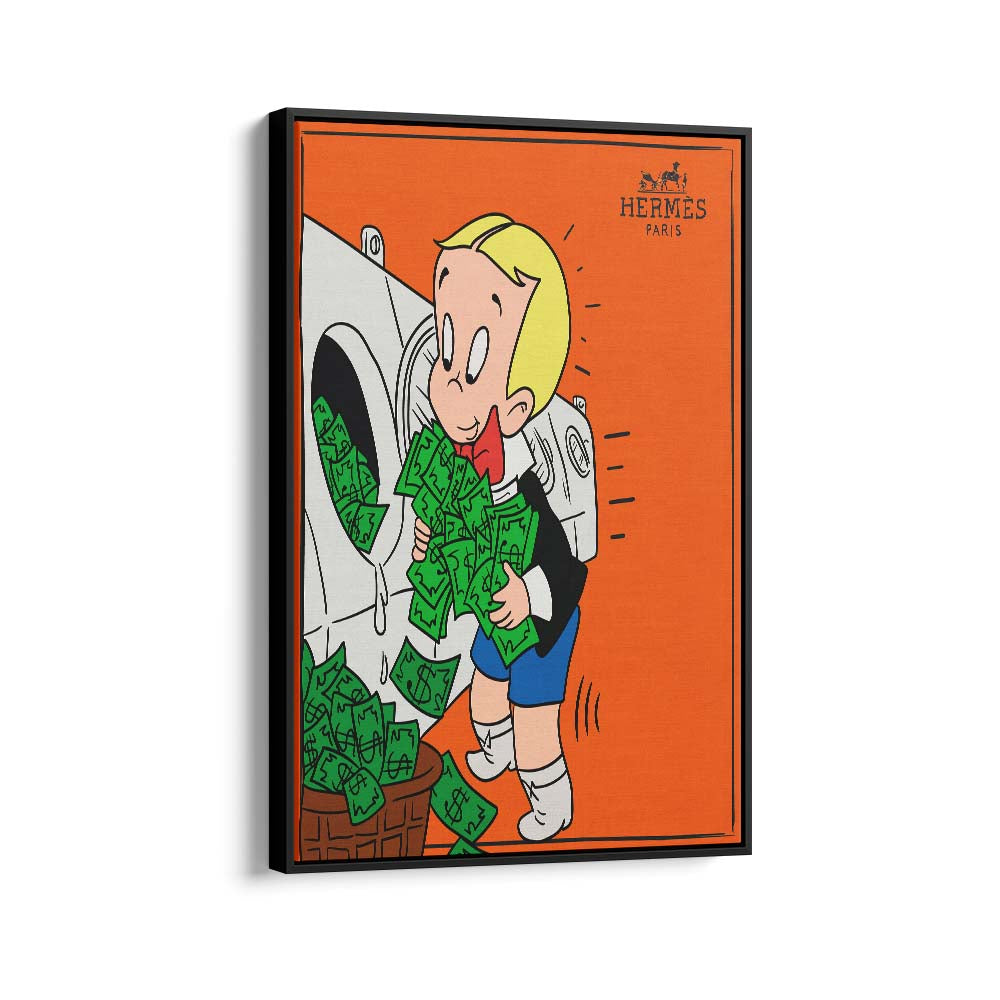 Hermés Money Laundry Rich (Lienzo)