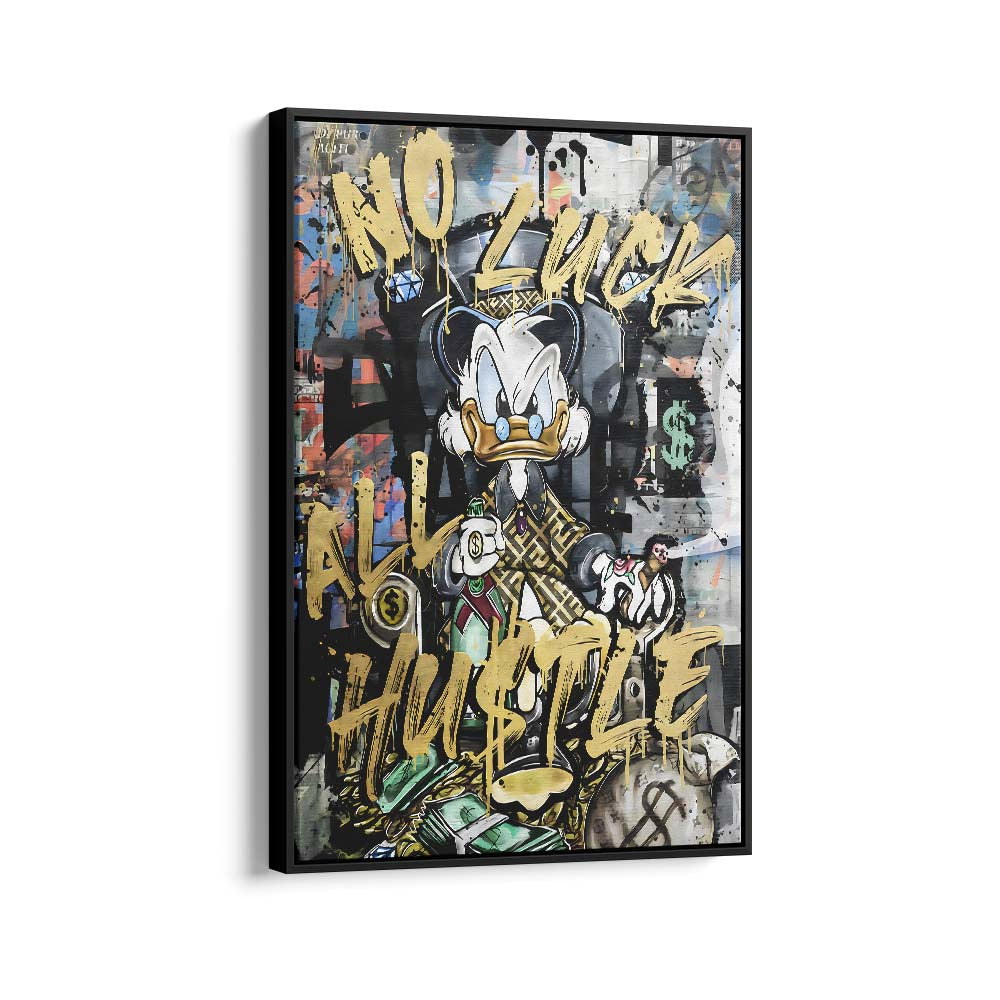 No Luck All Hustle (Lienzo)