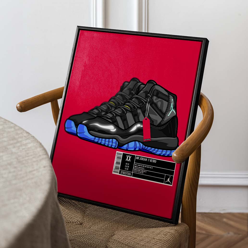 Air Jordan Retro 11  (Lienzo)