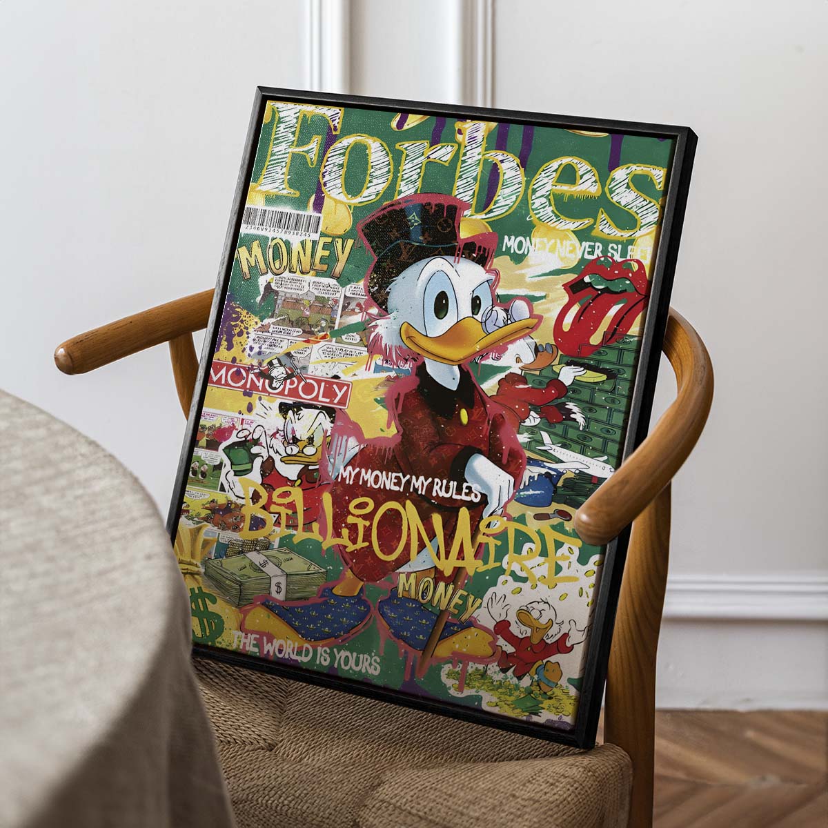 Billionaire Magazine (Lienzo)