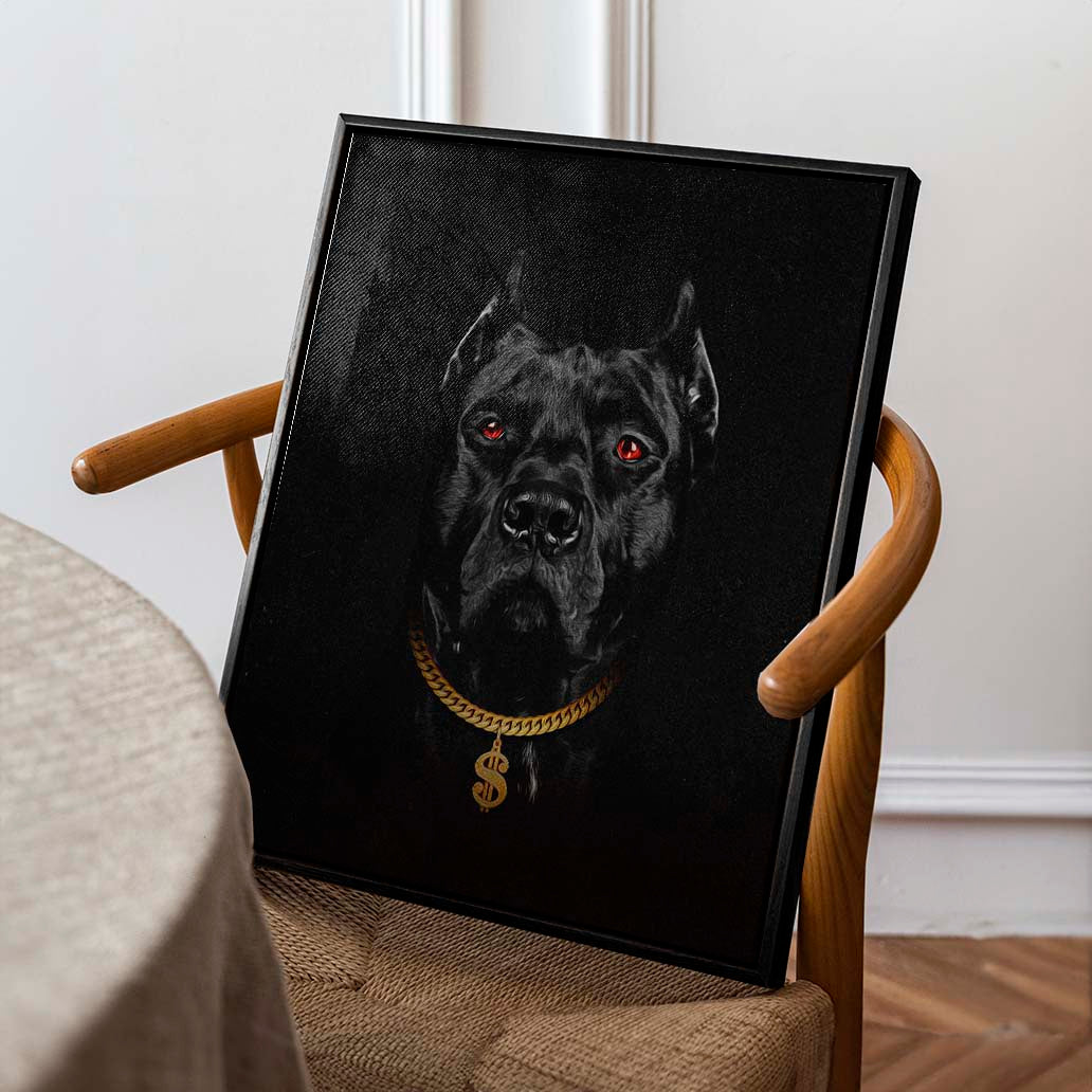 Pitbull Boss (Lienzo)