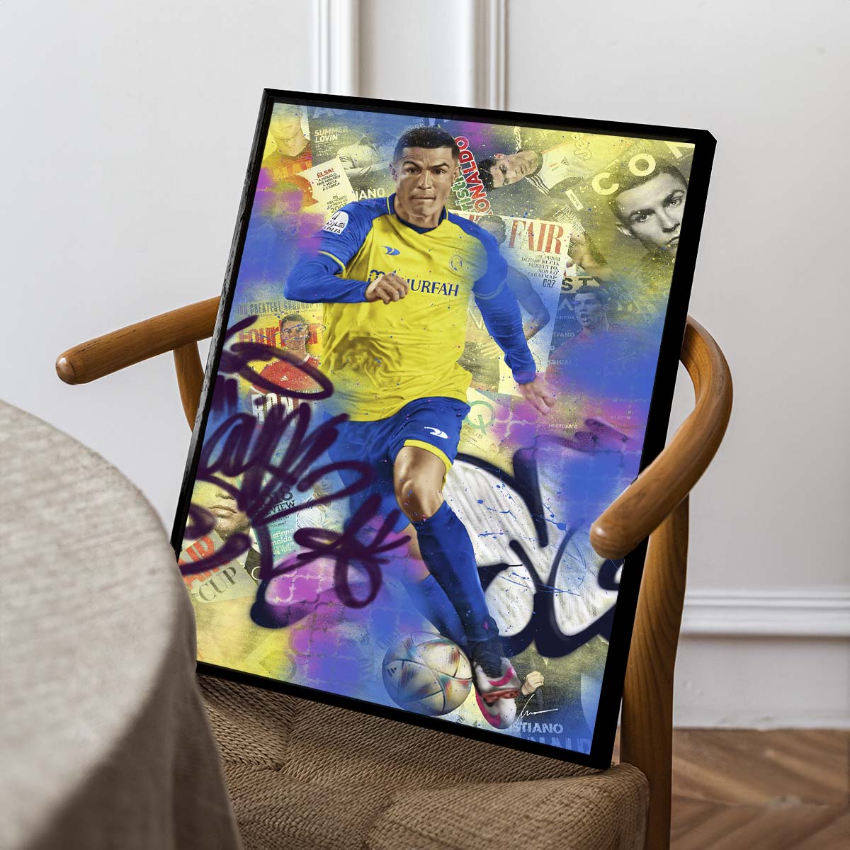 CR7 Cristiano Ronaldo (Lienzo)