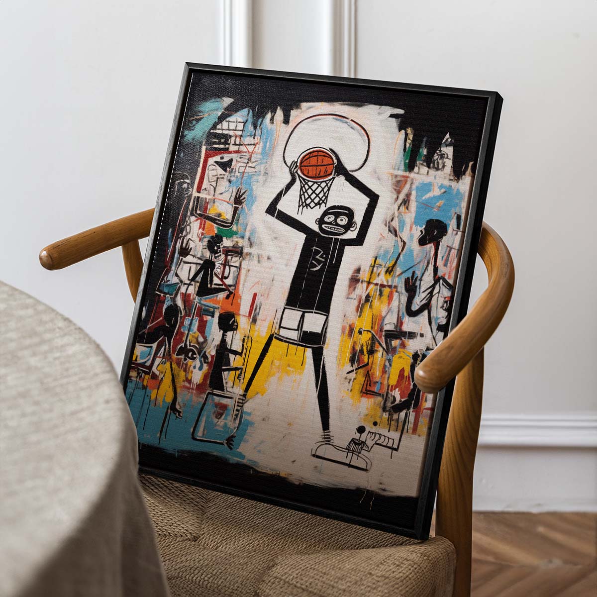 Basquiat Jordan (Lienzo)