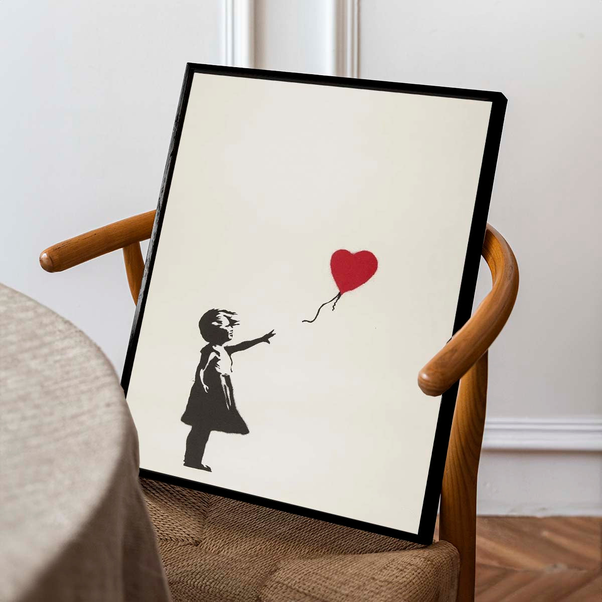 Niña Con El Globo (Lienzo)