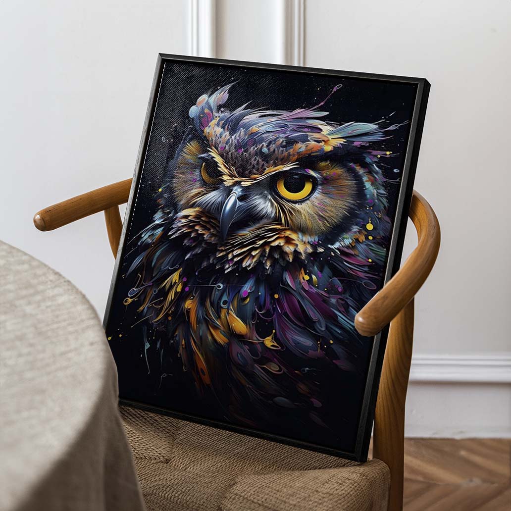 Owl Face (Lienzo)