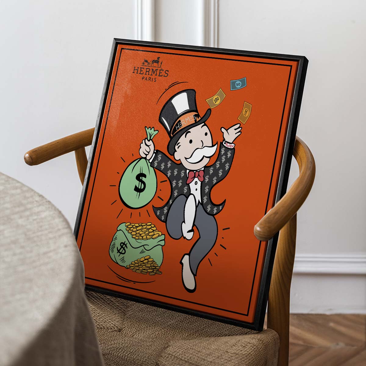 Hermés Monopoly (Lienzo)