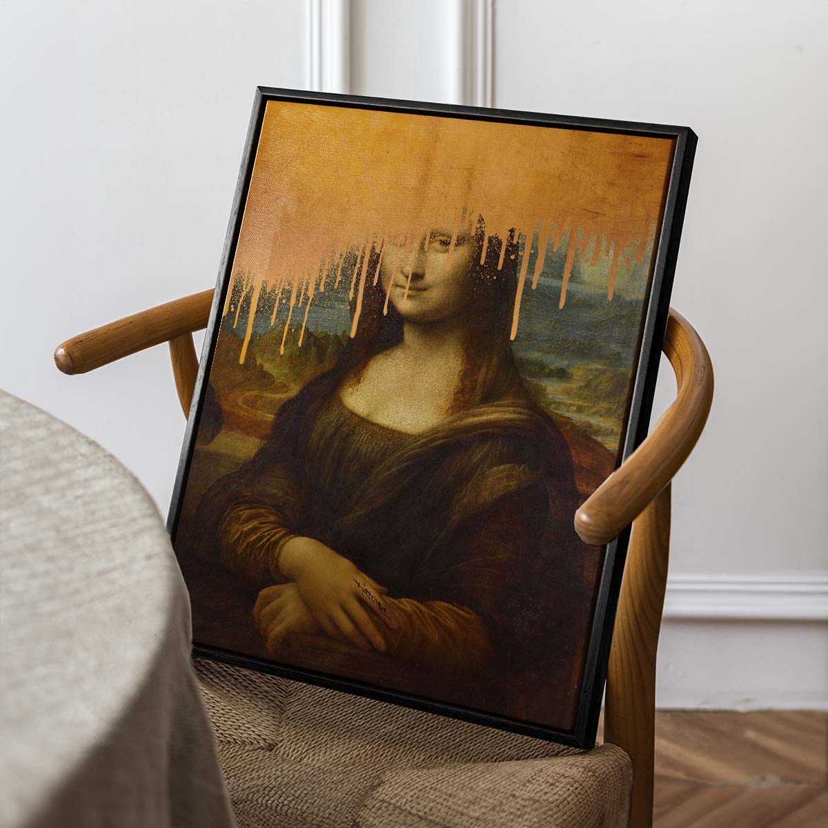 Golden Gioconda (Lienzo)