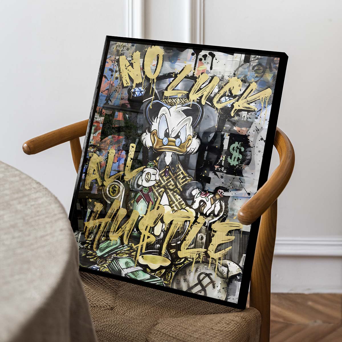 No Luck All Hustle (Acrílico)