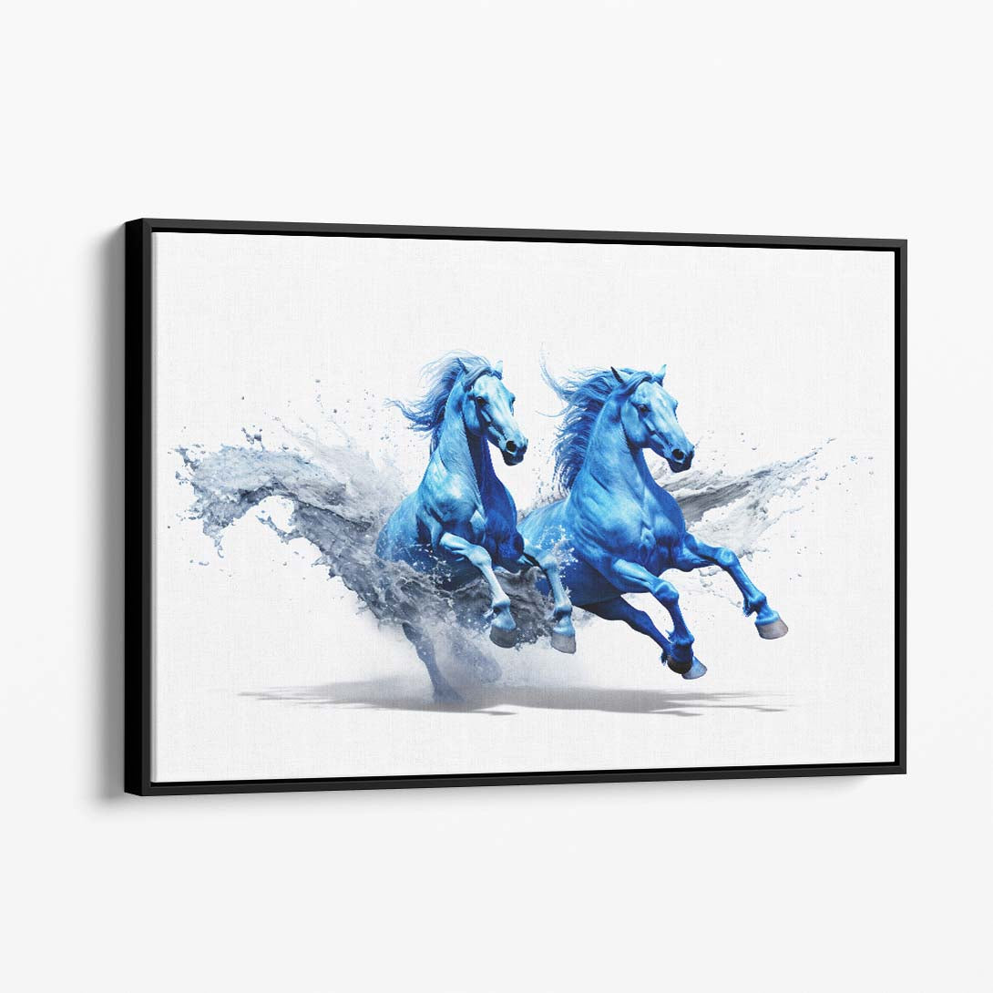 Blue Horses (Lienzo)