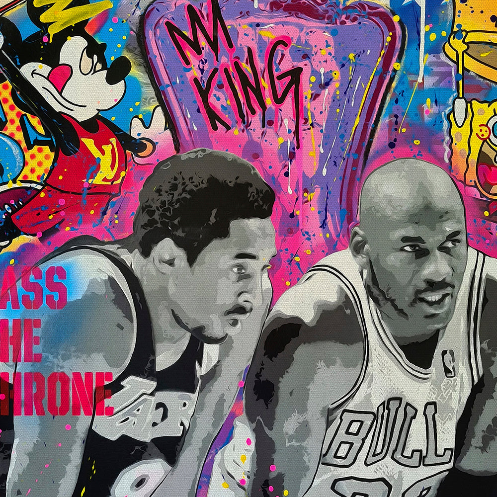 Jordan & Mamba (Lienzo)