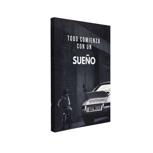 Todo comienza con un sueño (Lienzo)