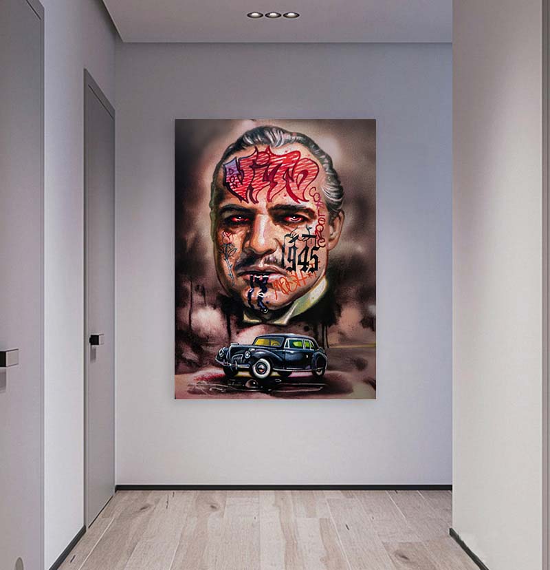 Vito Corleone (Lienzo)
