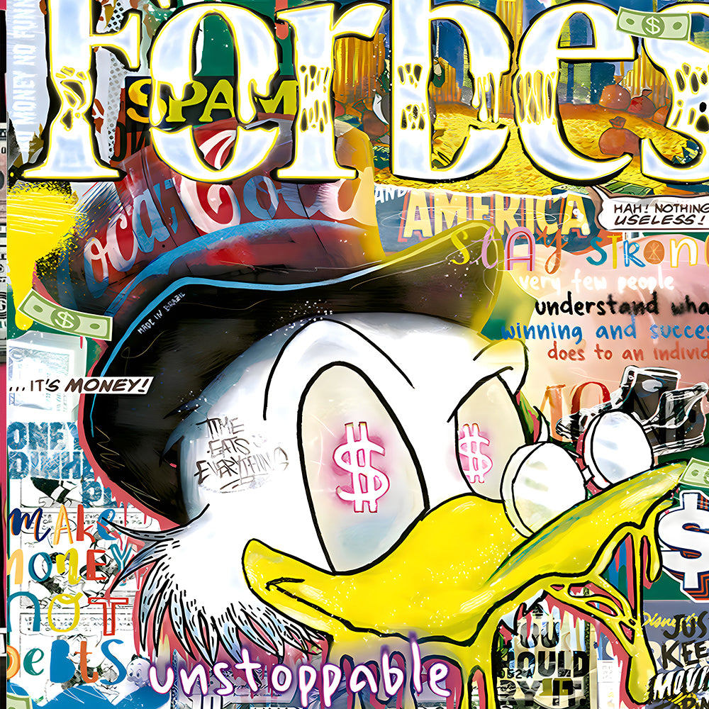 Sir Scrooge Magazine (Lienzo)