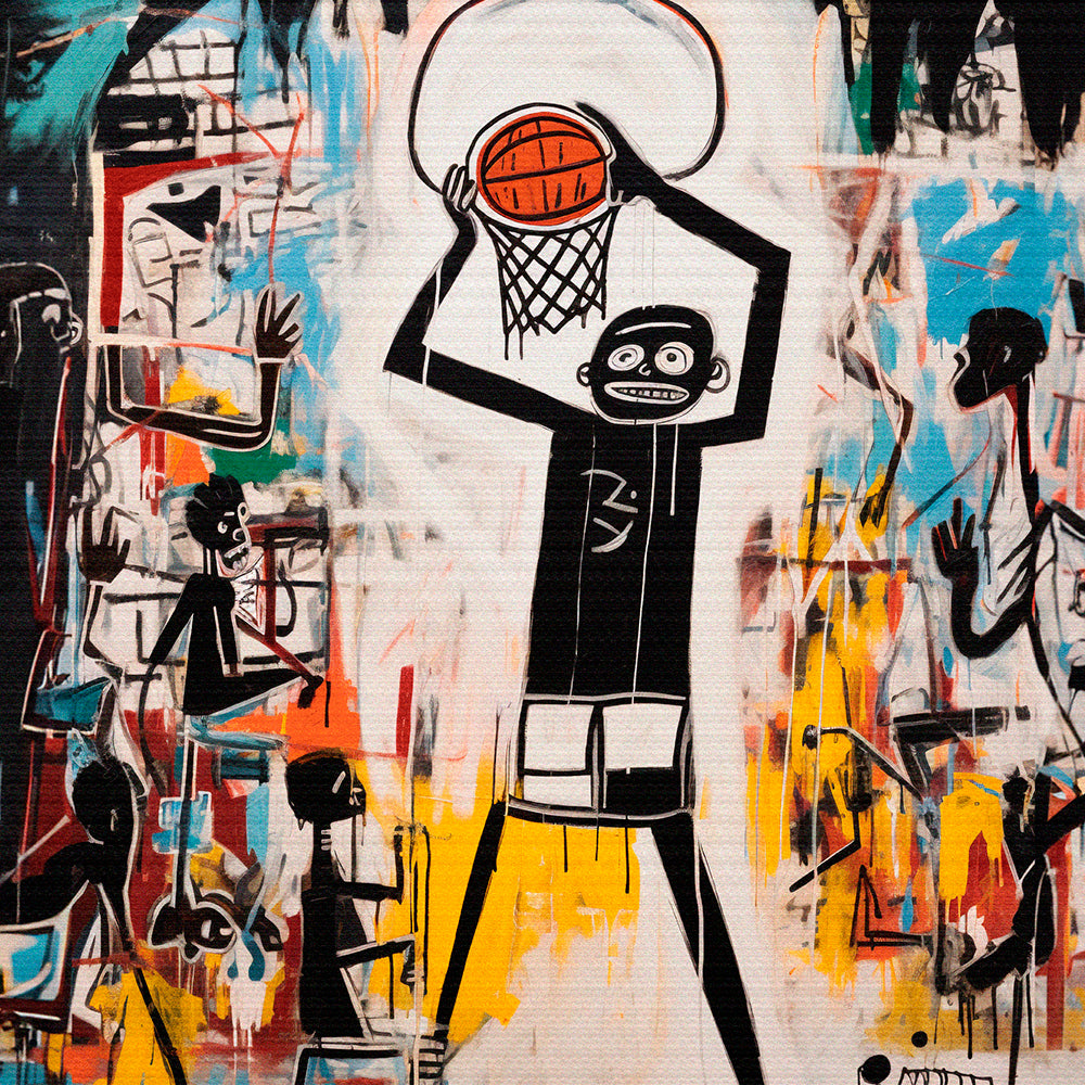 Basquiat Jordan (Lienzo)
