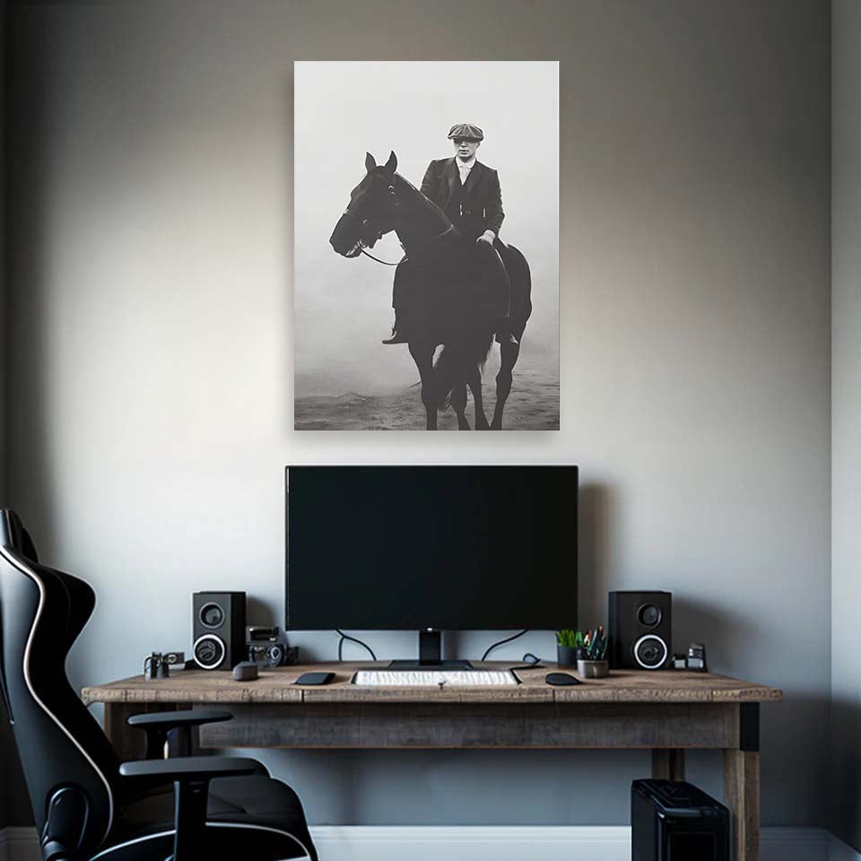 Thomas Shelby Horse (Lienzo)