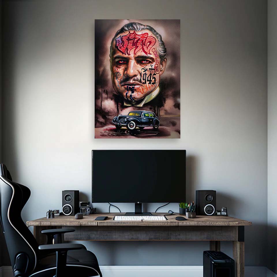 Vito Corleone (Lienzo)