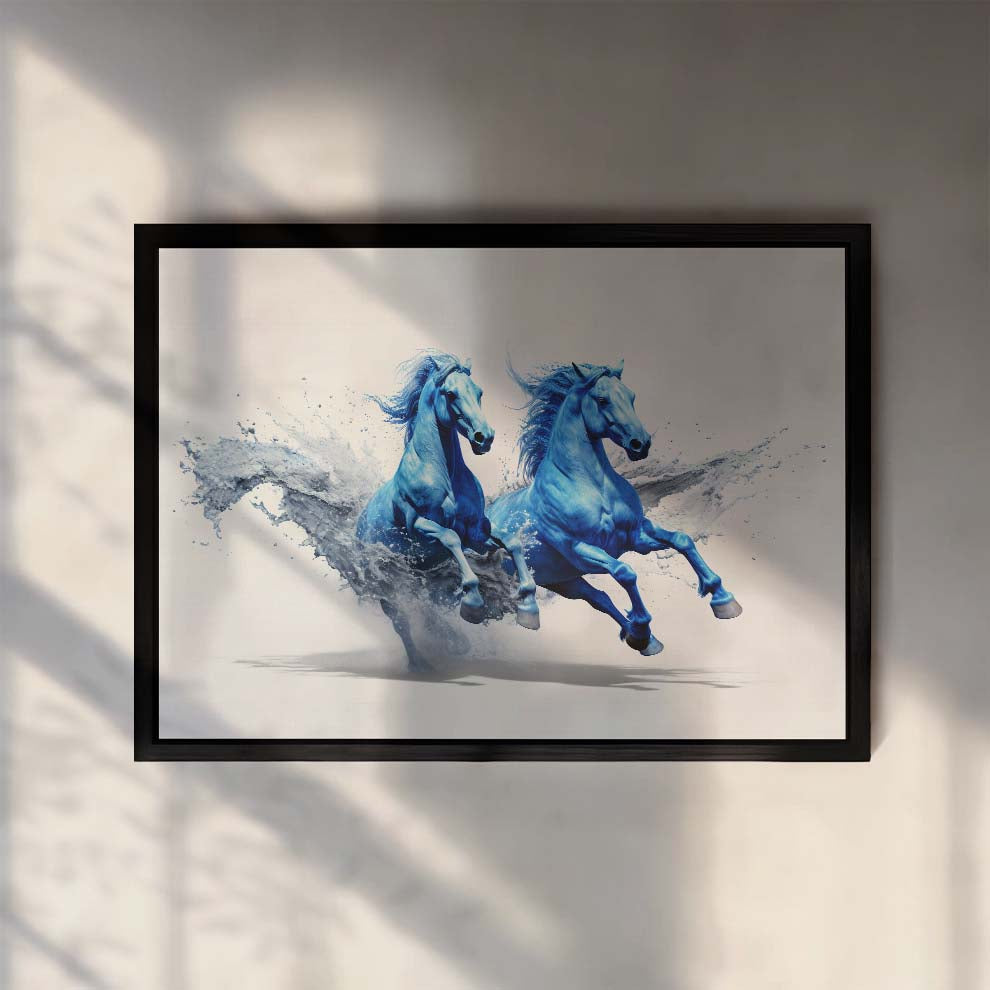Blue Horses (Lienzo)