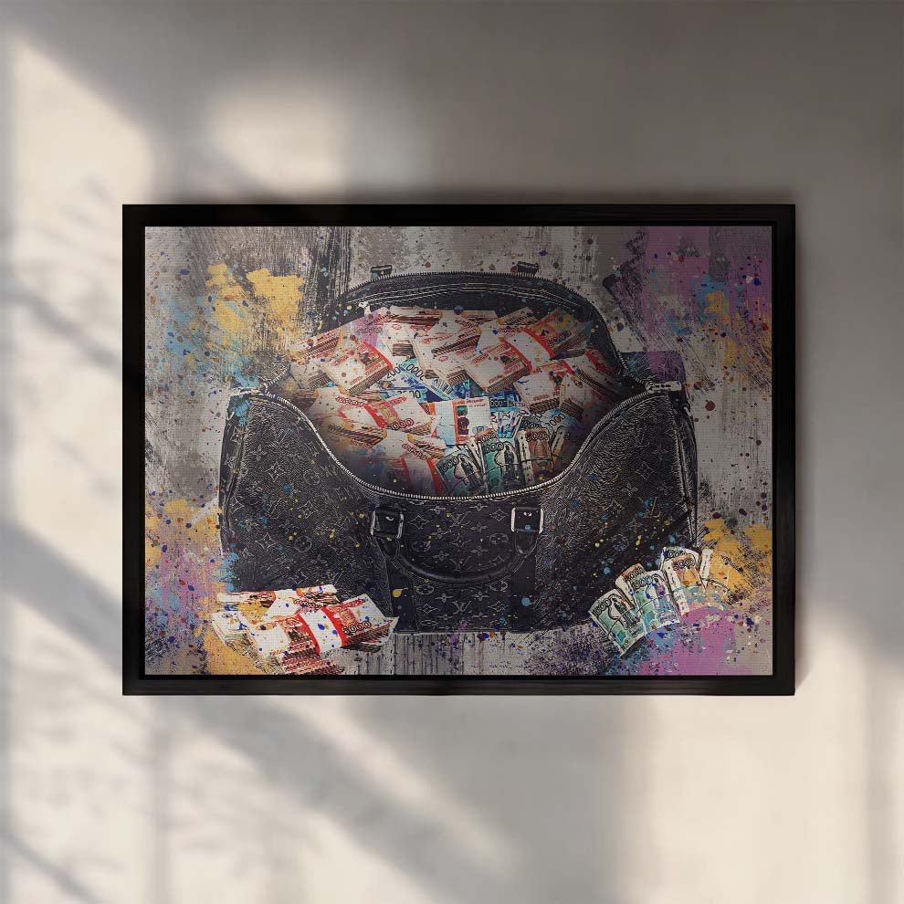 A Pound Sterling Bag (Lienzo)